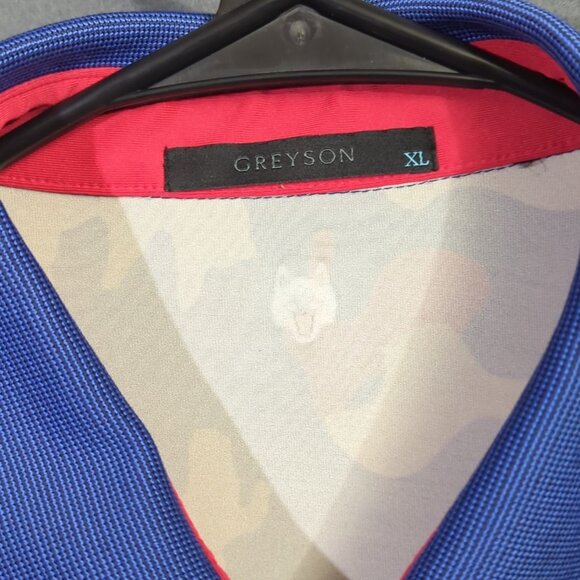 Greyson Shirt Men's XL Multicolor Polo Performance Stretch Golf Casual - Picture 4 of 13